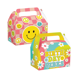 Flower Power Favor Boxes 4ct | The Party Darling