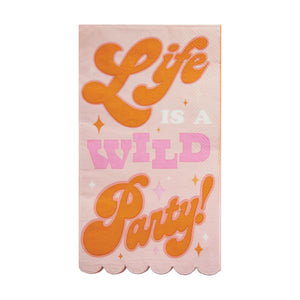 Groovy Life is a Wild Party Guest Towels 16ct | The Party Darling