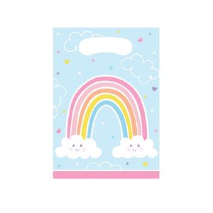 Happy Rainbow Loot Bags 8ct | The Party Darling