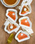 Harvest Pie Shaped Dessert Plate Set 8ct | The Party Darling