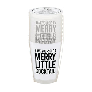 Have Yourself A Merry Little Cocktail Frosted Cups 8ct Packaged