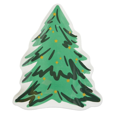 Holiday Tree Melamine Platter