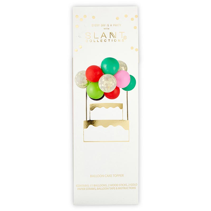 Holiday Mini-Balloon Garland Cake Topper Kit | The Party Darling