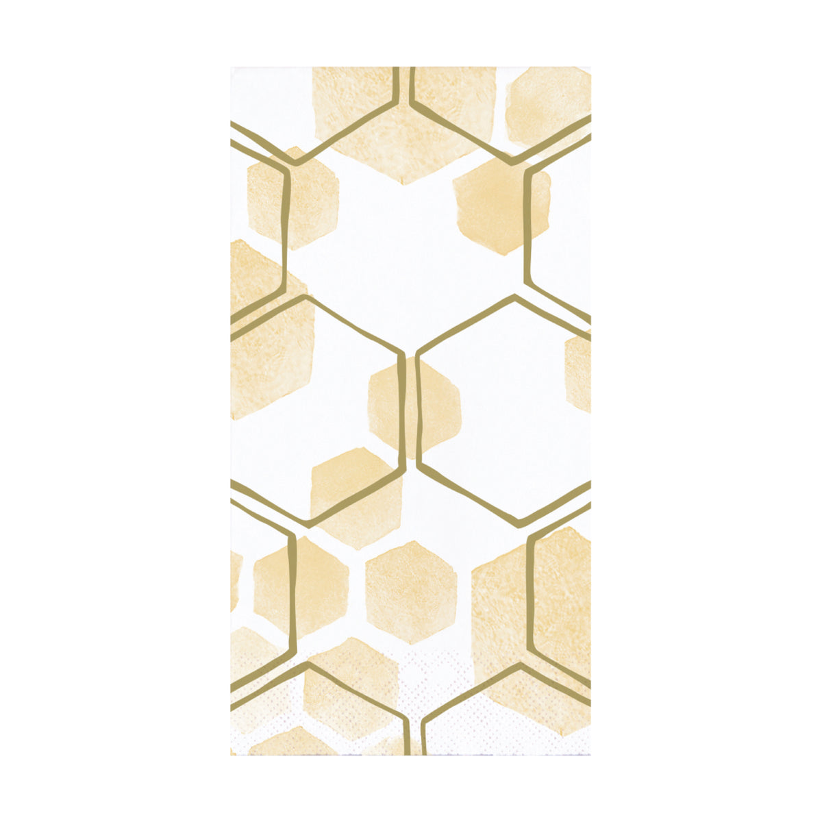 Gold Honeycomb Bee Guest Towels 16ct | The Party Darling