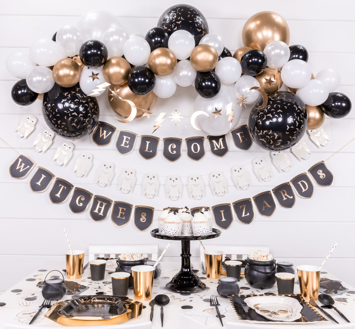 Mini Balloon Garland Silver, Gold and Black Party Decor Modern Decor New  Year Party Birthday Party 