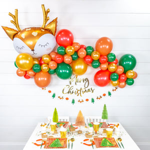 Woodland Deer Balloon Garland Kit 6ft - The Party Darling