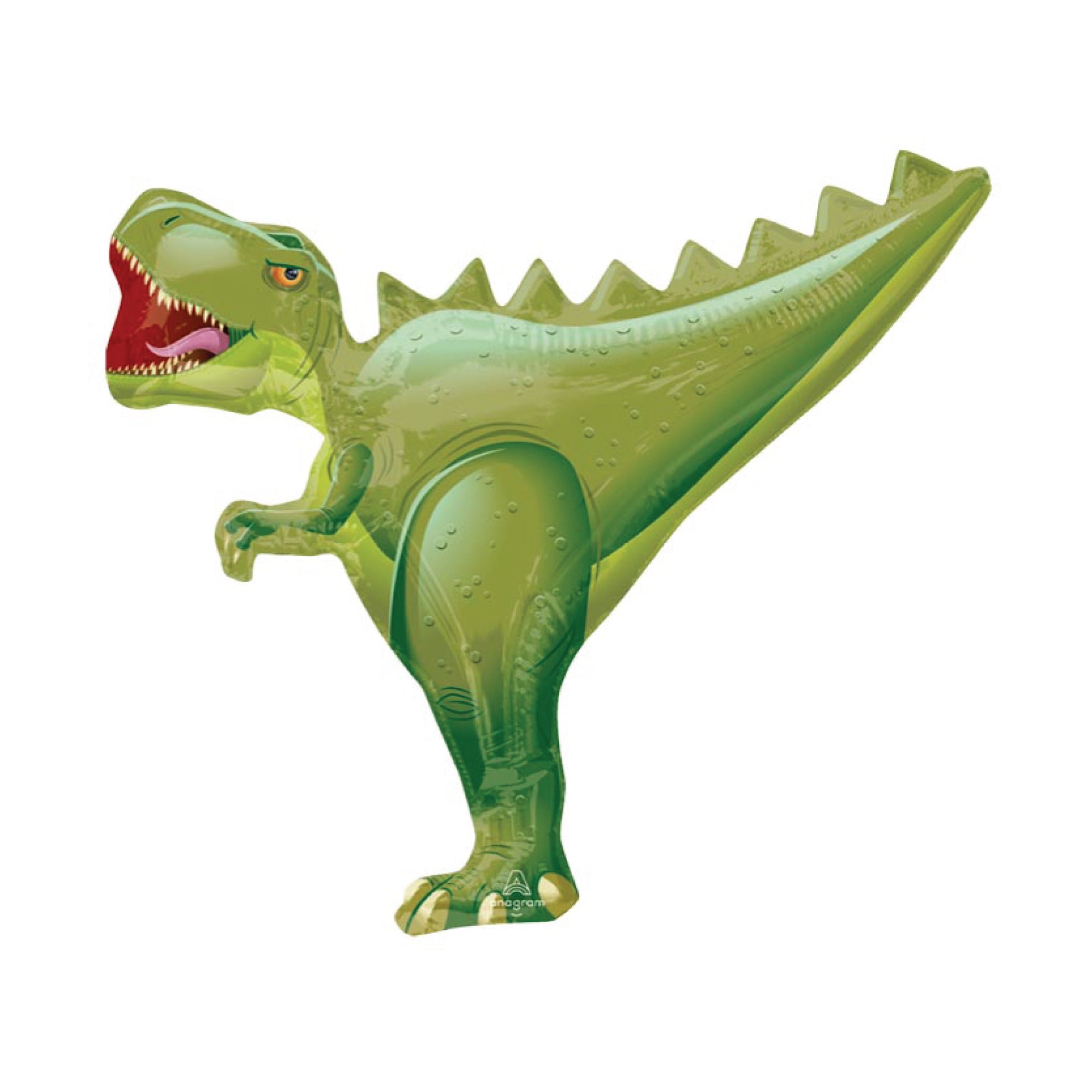 Pre-Inflated Mini T-Rex Dinosaur Stick Balloon 14" | The Party Darling