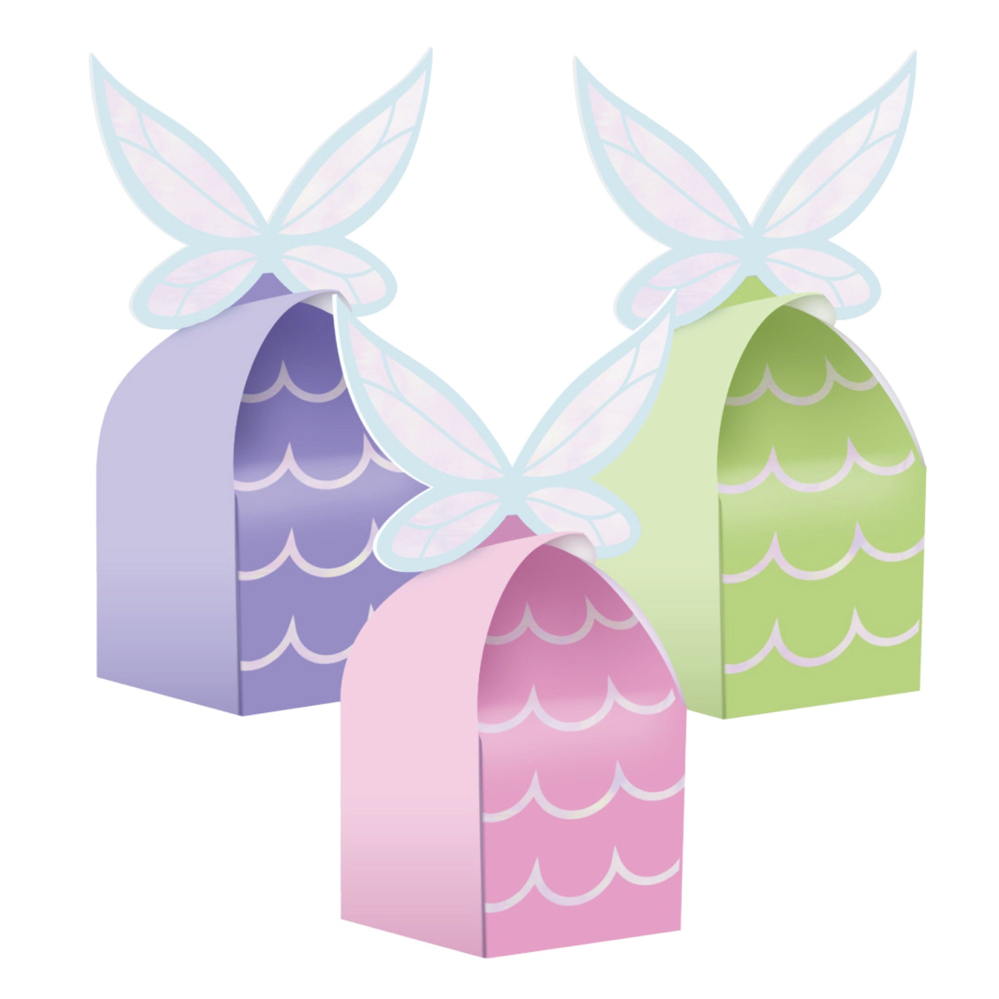 Iridescent Fairy Party Favor Boxes 8ct | The Party Darling