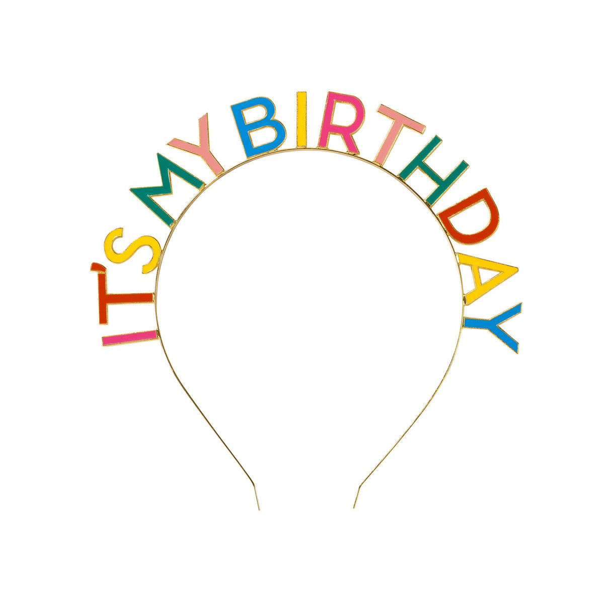 Multicolor It&#39;s My Birthday Headband | The Party Darling