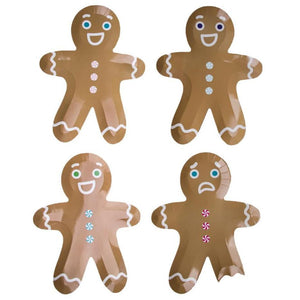 Gingerbread Man Plates
