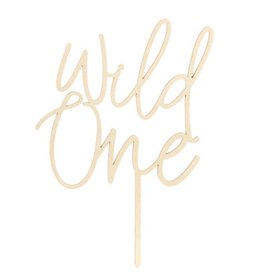 Wild One Cake Topper