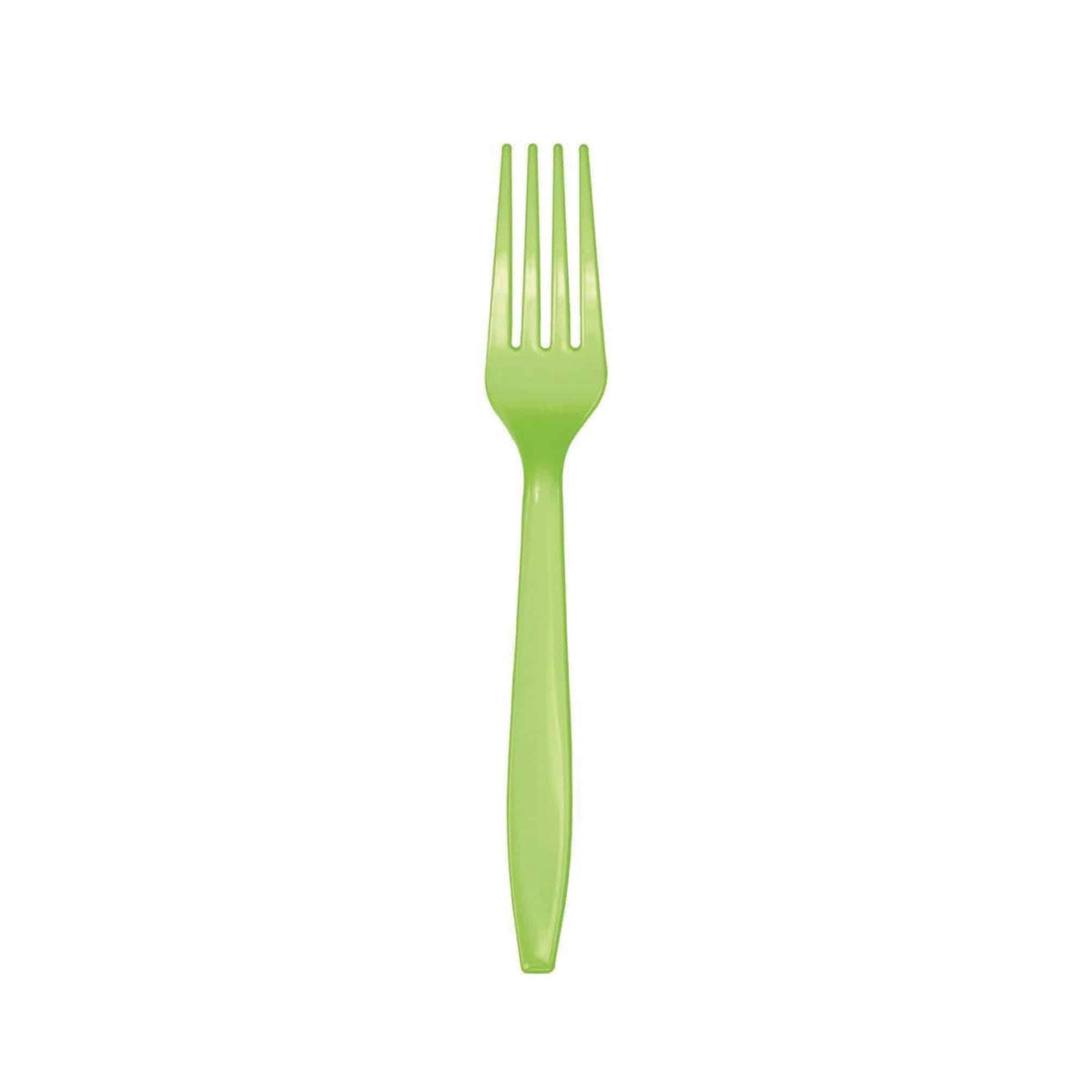Lime Green Plastic Forks Service for 24 | The Party Darling