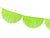 Lime Green Tissue Fringe Bunting Garland 10ft | The Party Darling