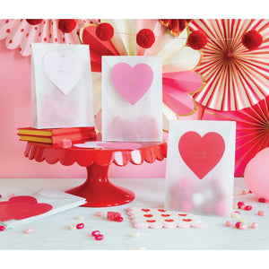 Love You More Treat Bags 8ct Party Set Up