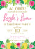 Luau Birthday Party Invitation | The Party Darling