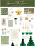 Dark Green Christmas Tree Honeycomb Paper Centerpiece 17in | The Party Darling