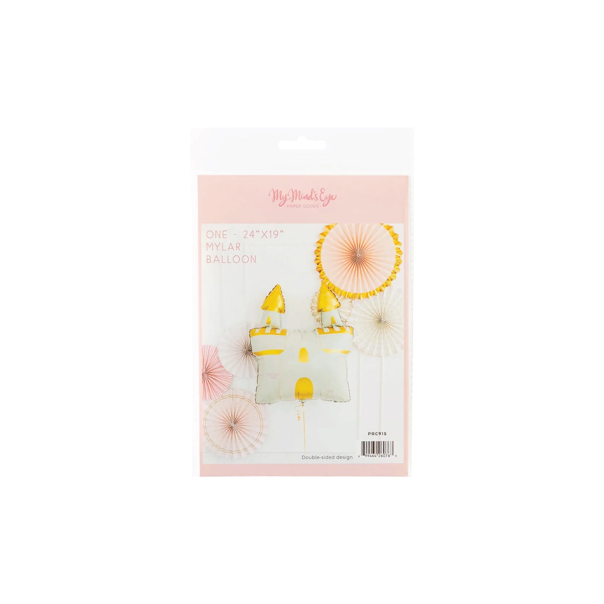 Magical Princess Castle Foil Balloon 24in Packaged