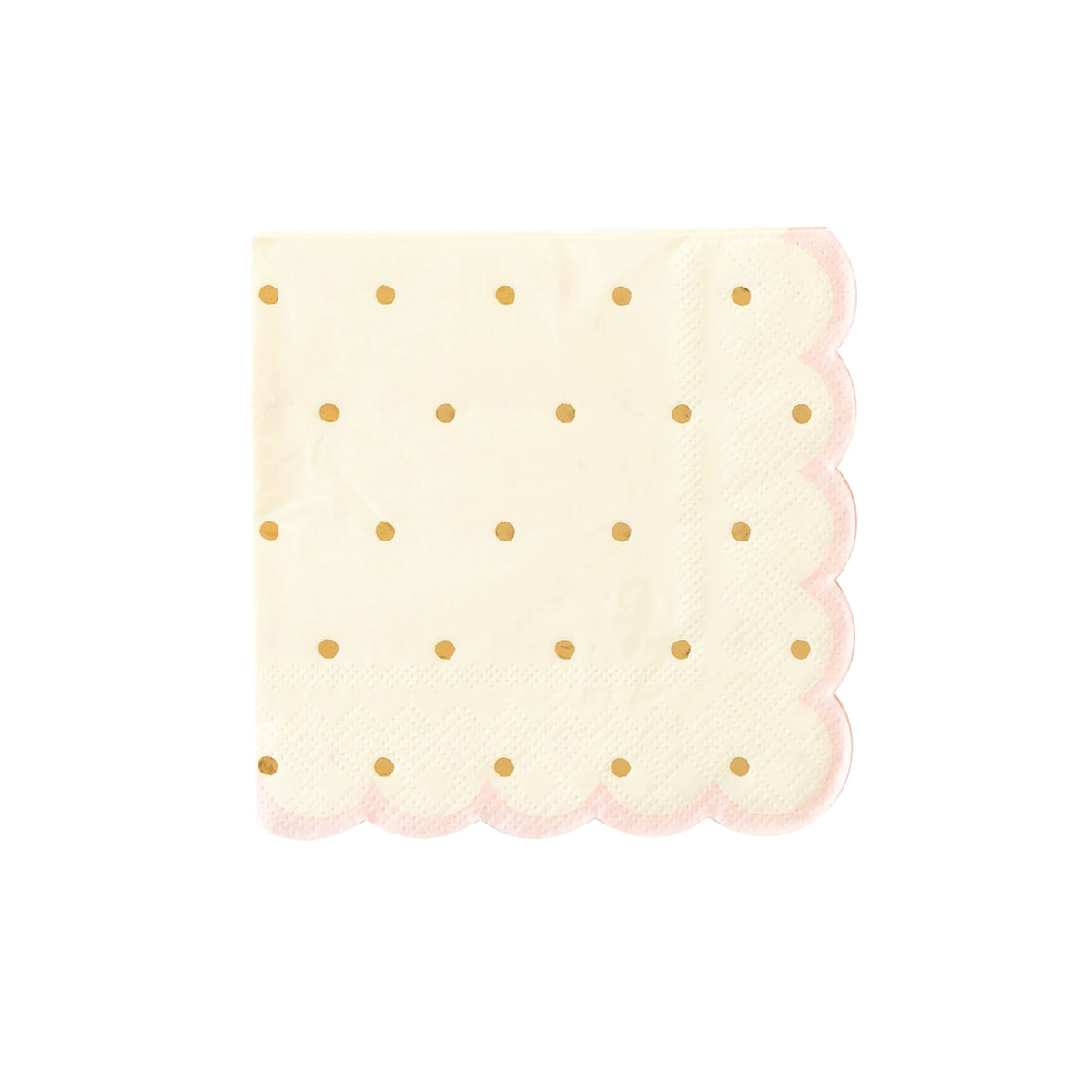 Gold Polka Dot Princess Dessert Napkins 18ct | The Party Darling