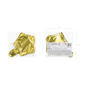 Metallic Gold Star 4.75in Balloons 25ct Packaged
