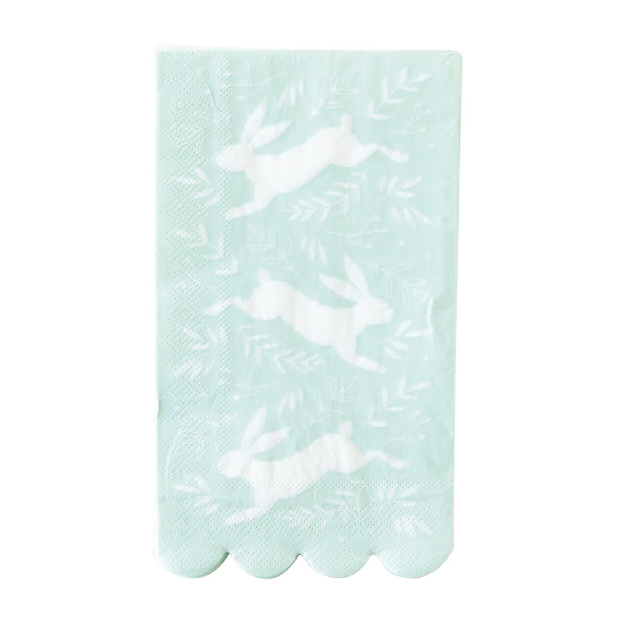 Mint Green Bunny & Sprigs Paper Guests Towels