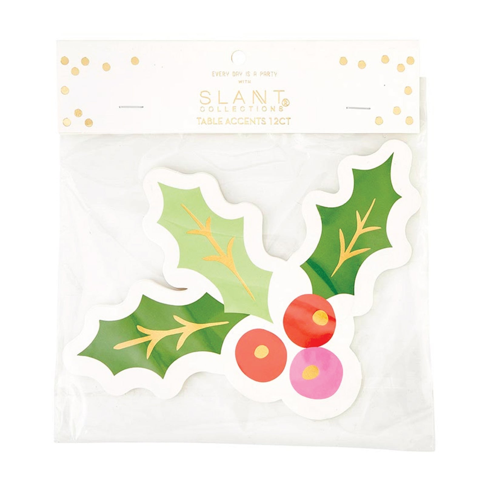 Holiday Mistletoe Table Accents 12ct | The Party Darling