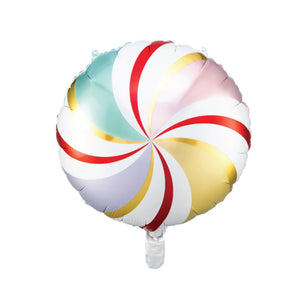 Multicolor Swirly Lollipop Foil Balloon 14in | The Party Darling