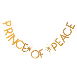 Prince of Peace Christmas Banner | The Party Darling