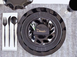 Black Assorted Plastic Cutlery Service for 8 | The Party Darling