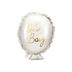 Oh Baby Balloon Shaped Foil Balloon 15in | The Party Darling