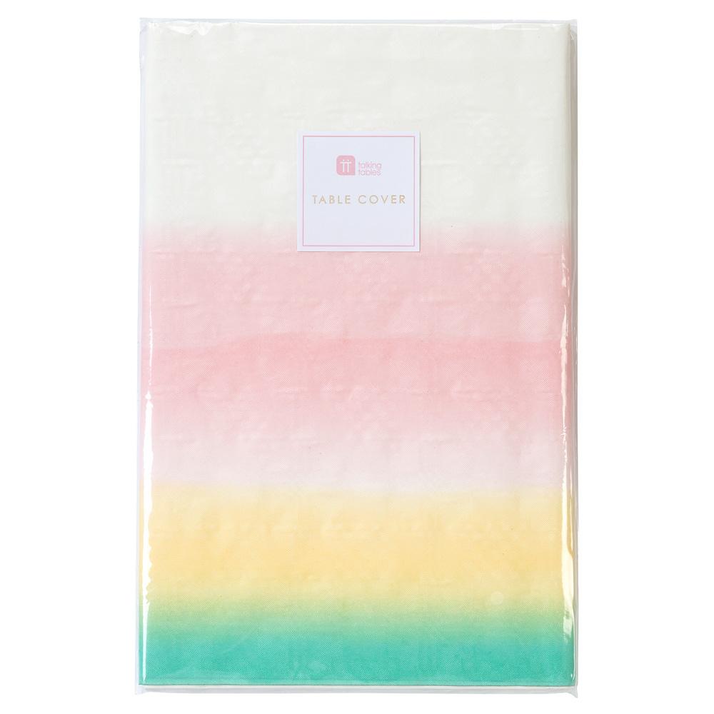 Pastel Rainbow Paper Table Cover | The Party Darling
