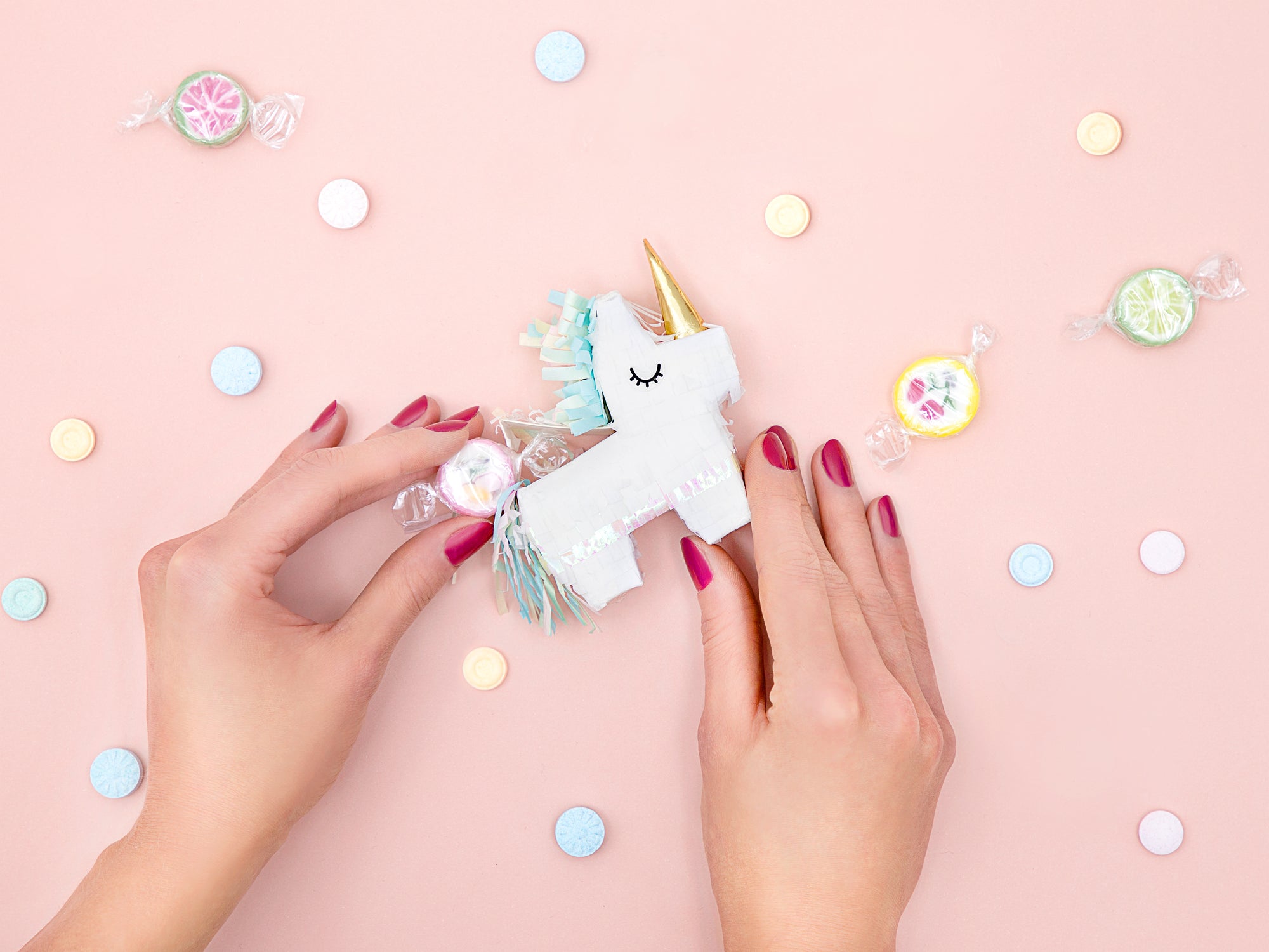 Mini Piñata Unicorn Party Favor | The Party Darling