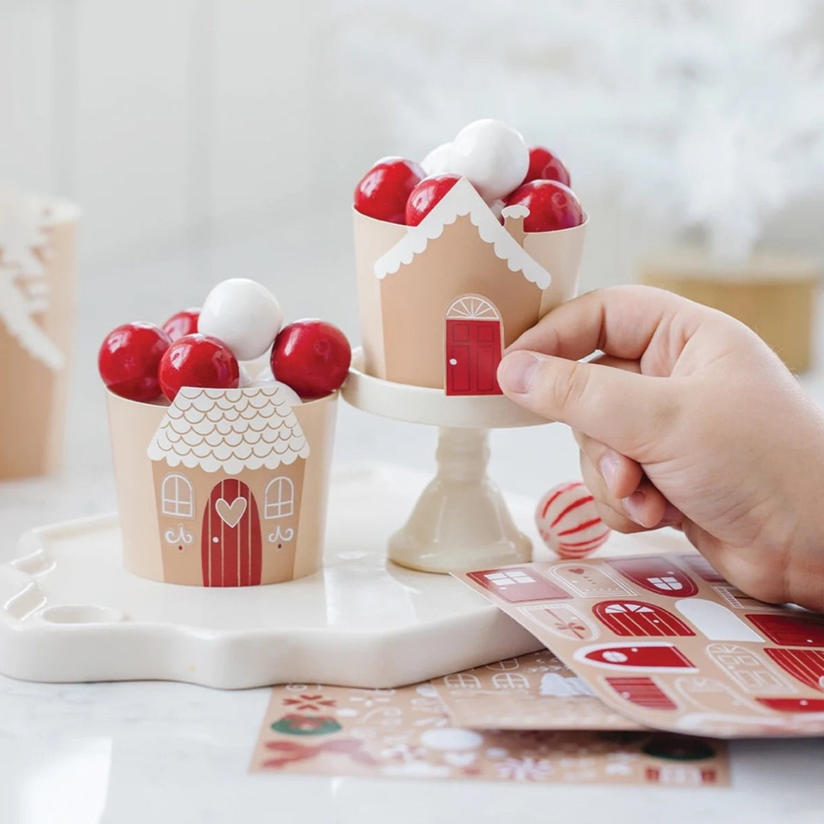 Make Your Own Gingerbread House Food Cups 24ct