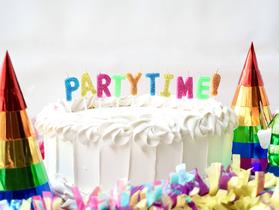 Multicolor Party Time Candles 10ct - The Party Darling