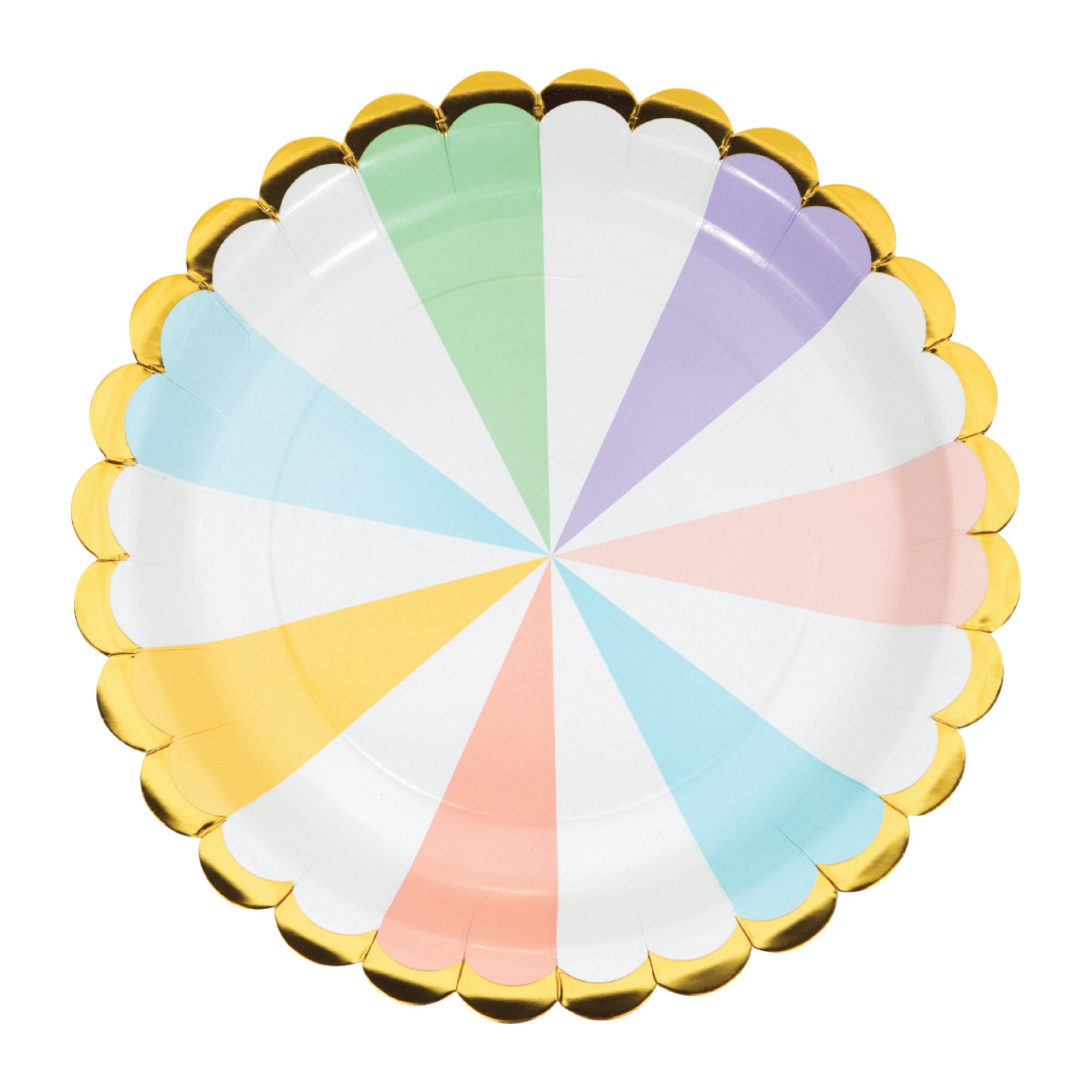Pastel Celebrations Lunch Plates 8ct | The Party Darling