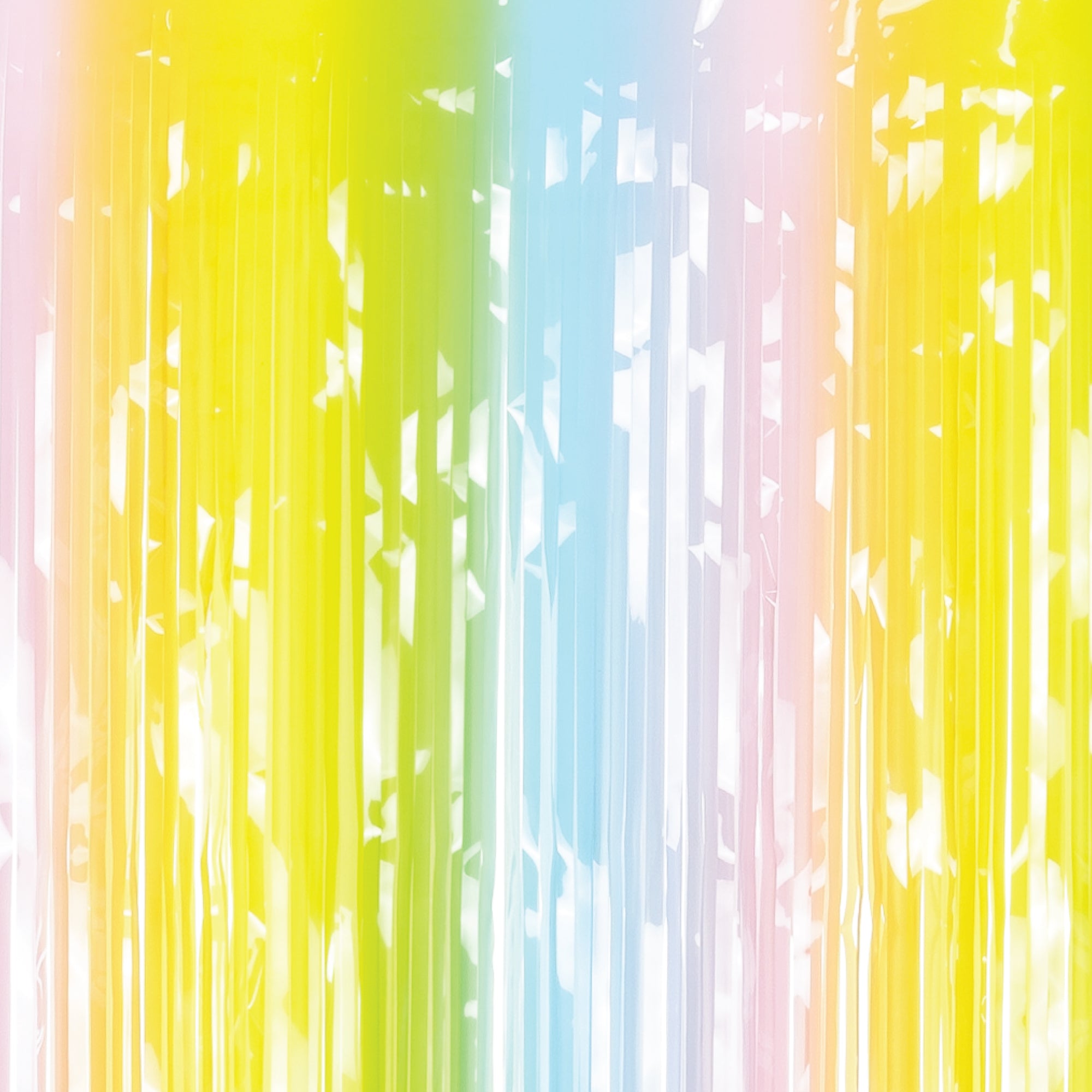 Pastel Rainbow Fringe Curtain | The Party Darling