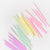 Pastel Rainbow Birthday Candles | The Party Darling
