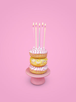 Pastel Rainbow Birthday Candles - The Party Darling