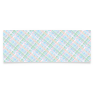 Pastel Spring Plaid Paper Table Runner 8ft | The Party Darling