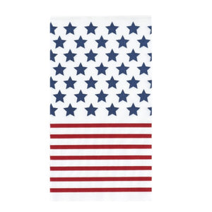 Patriotic Star and Stripes Guest Towels 16ct | The Party Darling