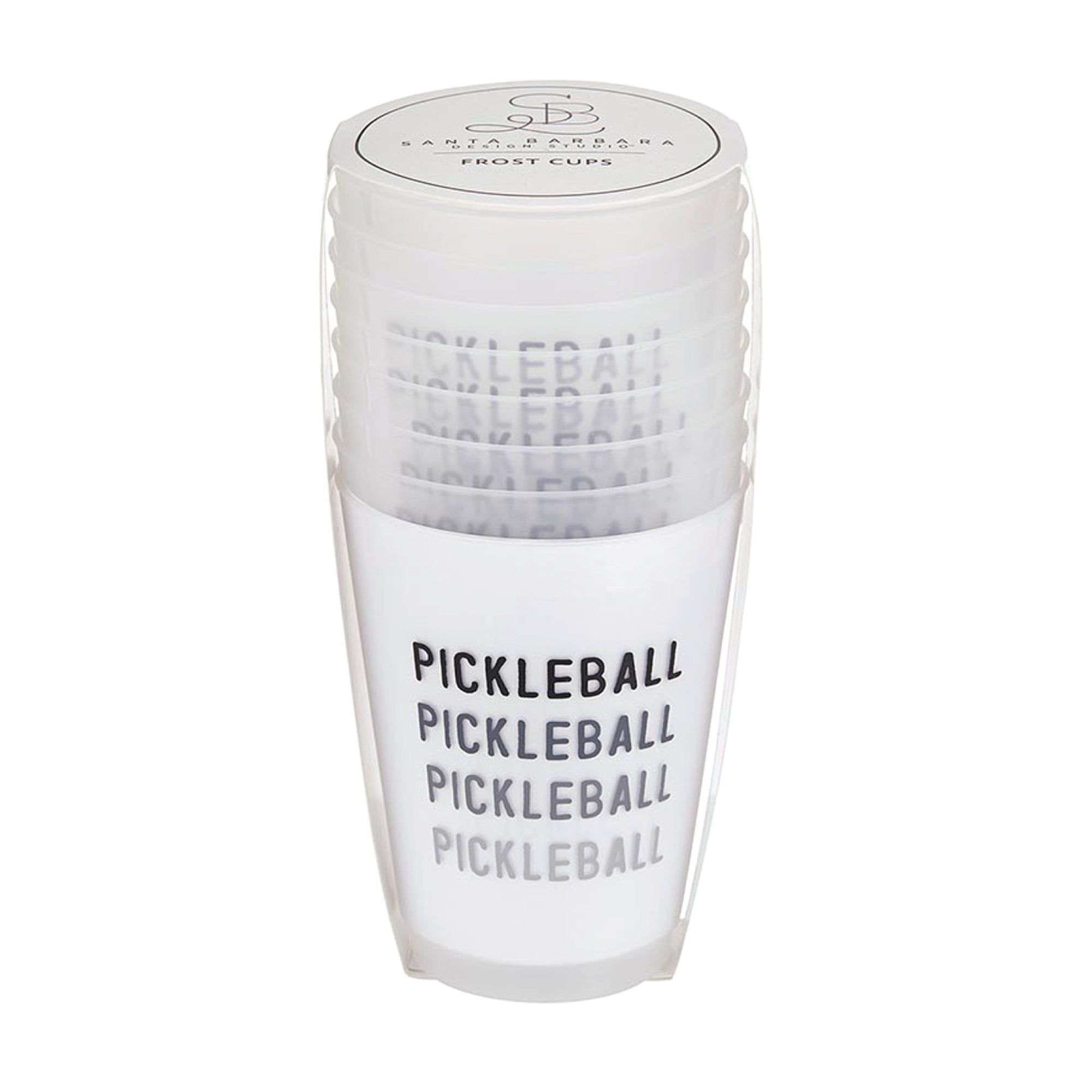 Pickleball Frosted Plastic Cups 8ct | The Party Darling