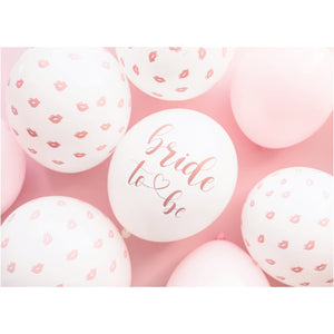 Pink Bride to Be Balloon Bouquet 6ct Up Close