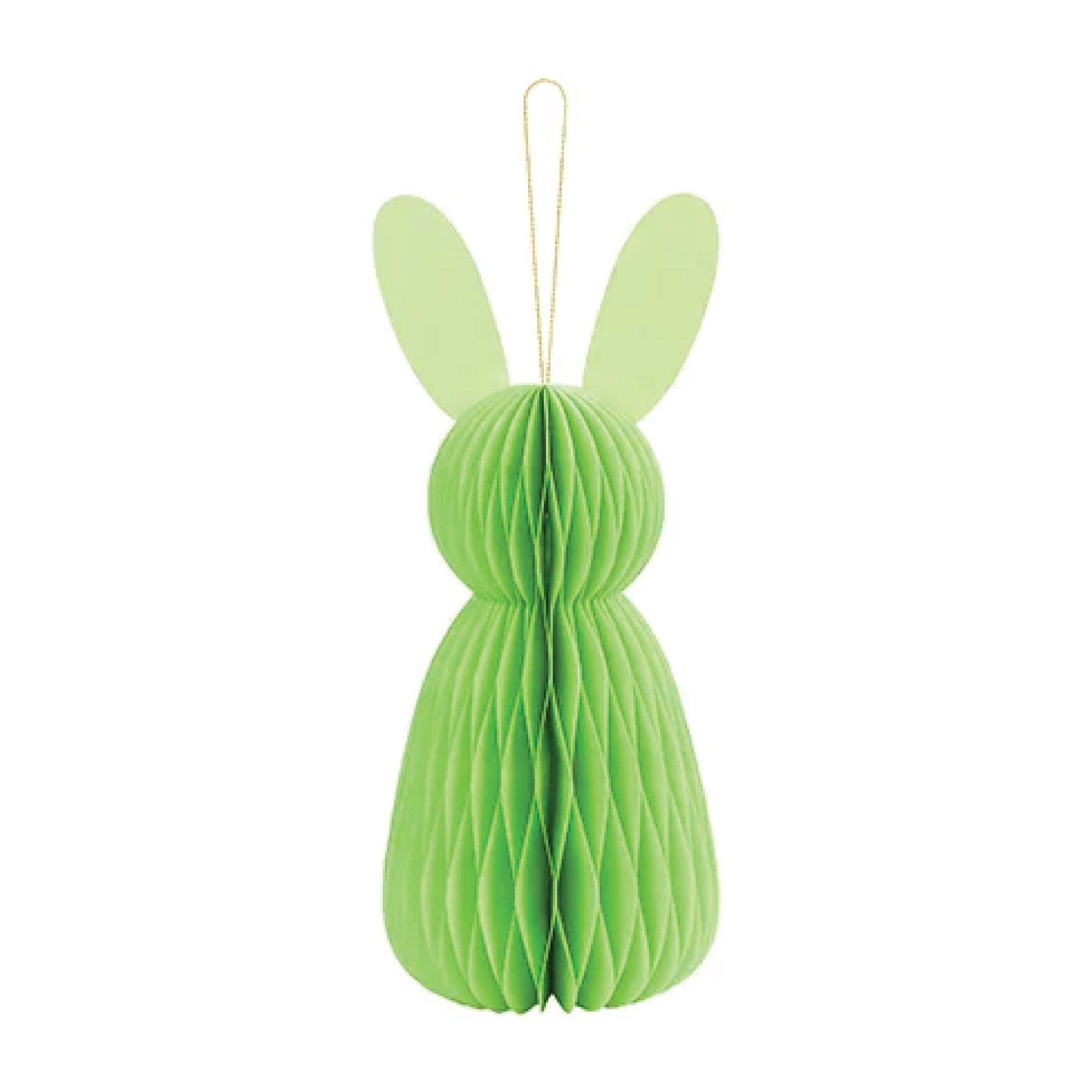 Green Bunny Honeycomb Decoration 12in | The Party Darling