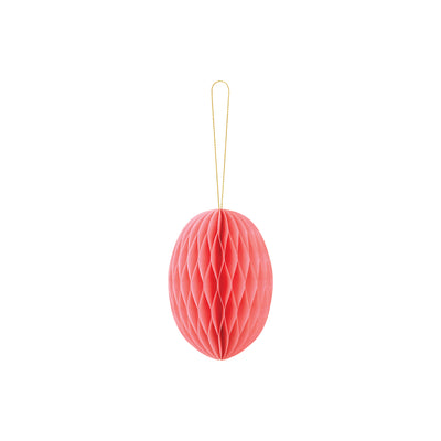 Pink Egg Honeycomb Decoration 4.75in