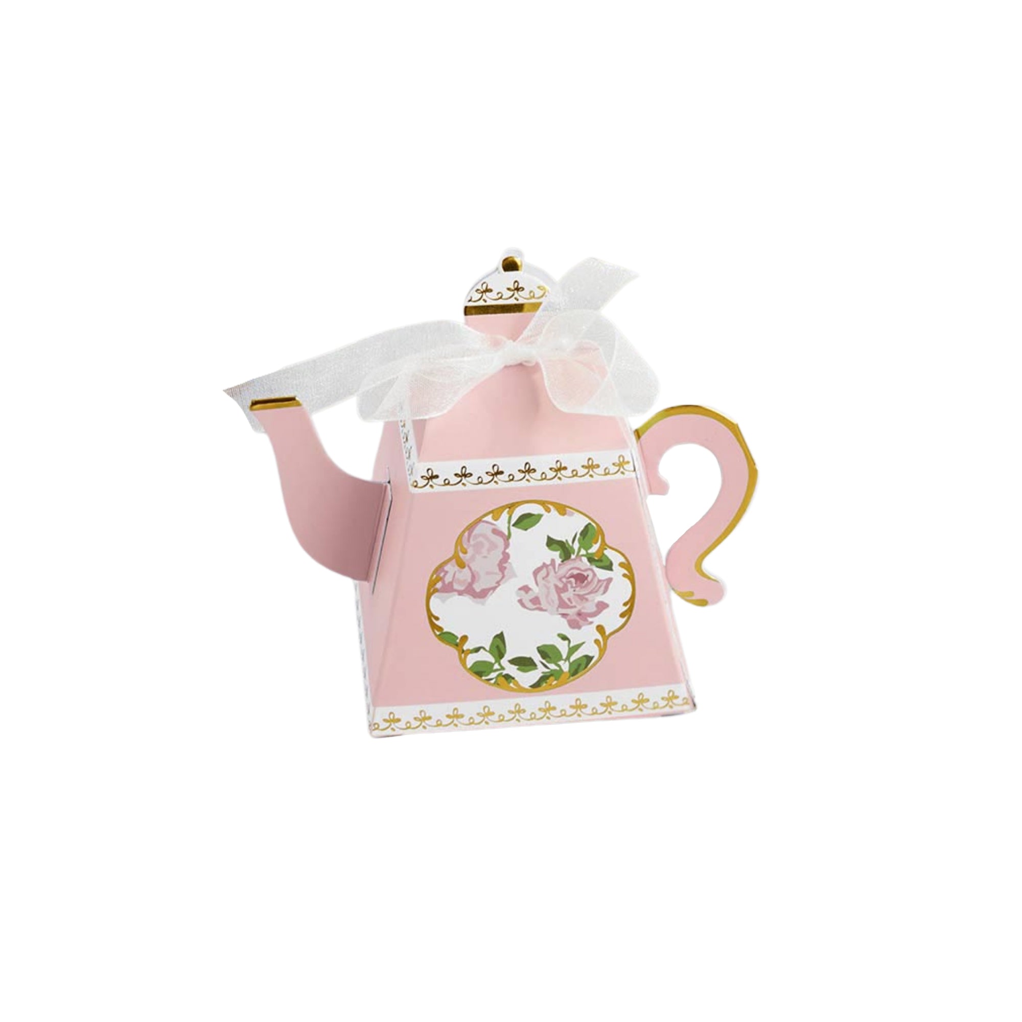 Pink Floral Tea Time Favor Boxes 24ct | The Party Darling