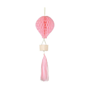 Pink Hot Air Balloon Honeycomb Decoration | The Party Darling