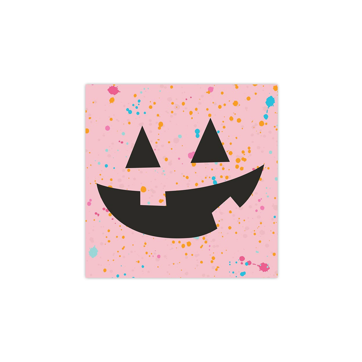Pink Jack-O&#39;-Lantern Dessert Napkins 20ct | The Party Darling