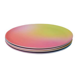 Pink Ombre Melamine Plates 4ct Designs