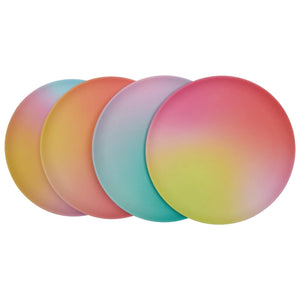 Pink Ombre Melamine Plates 4ct | The Party Darling