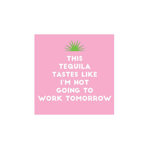 Pink Tequila Tomorrow Cocktail Napkins 20ct | The Party Darling