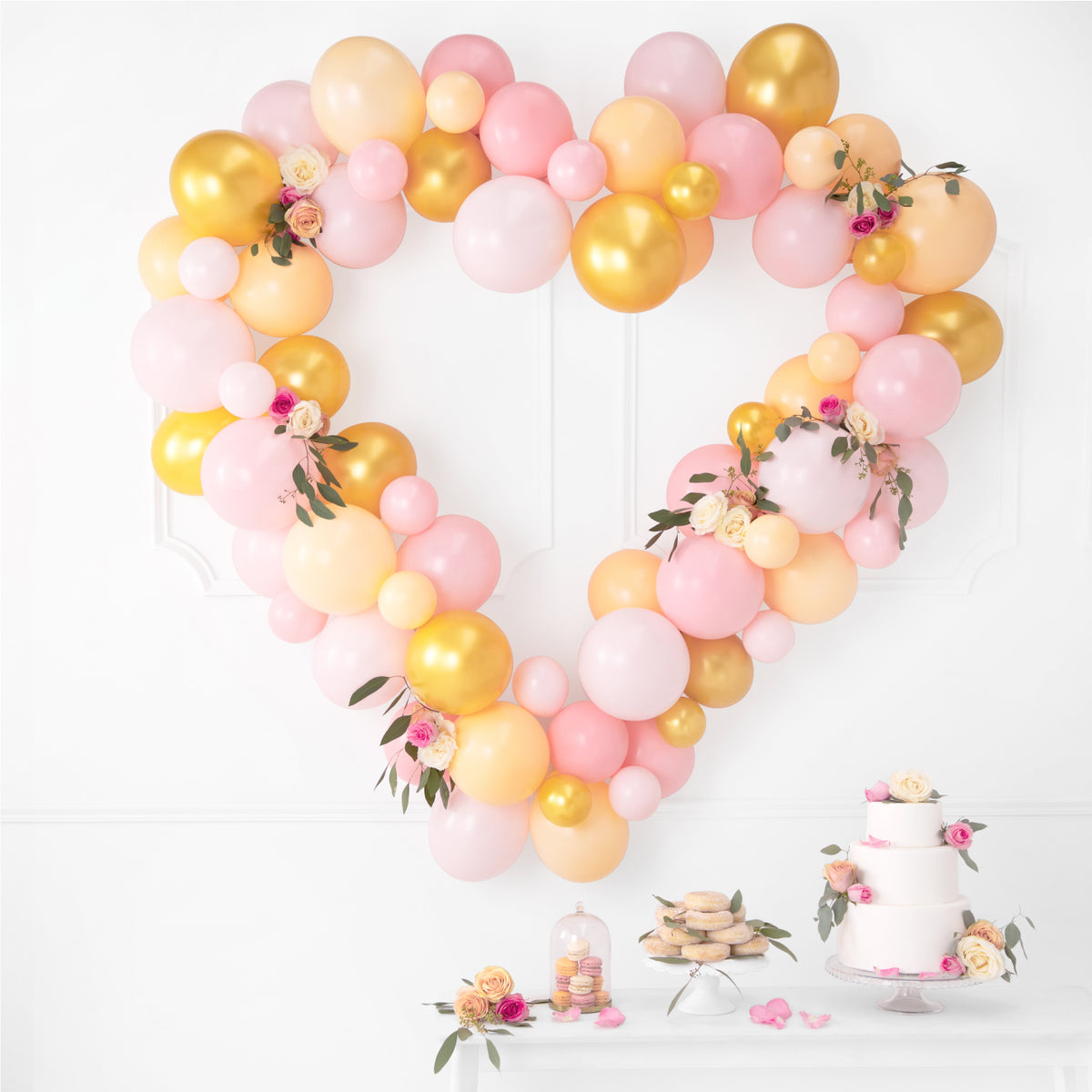High Quality Pastel Balloon Garland, Pink Balloon Arch, Alice in